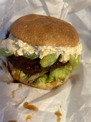 Teriyaki avocado burger   at 2foods - Ginza Loft in Tokyo