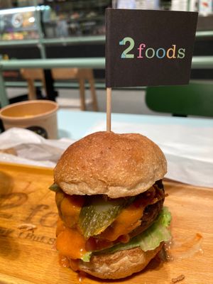 The junk burger at 2foods - Ginza Loft in Tokyo
