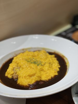 Omurice with demiglace sauce  at 2foods - Ginza Loft in Tokyo