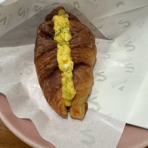 Egg sandwich with 2bread croissant .  at 2foods - Ginza Loft in Tokyo