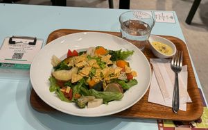 On the left is the QR code you scan to order.  at 2foods - Ginza Loft in Tokyo