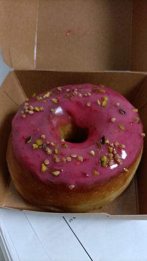 Pistachio and Raspberry Doughnut at 2foods - Ginza Loft in Tokyo