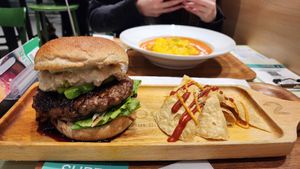Teriyaki Avocado Burger at 2foods - Ginza Loft in Tokyo