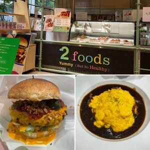 Front counter, omurice & spicy burger   at 2foods - Ginza Loft in Tokyo