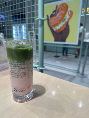 Strawberry matcha  at 2foods - Ginza Loft in Tokyo