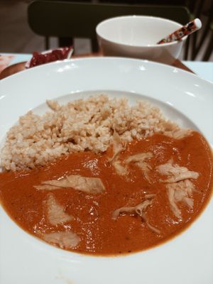 Vegan butter chicken curry  at 2foods - Ginza Loft in Tokyo