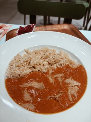 Vegan butter chicken curry  at 2foods - Ginza Loft in Tokyo