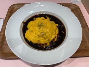 Vegan Omurice with Demi-Glace  at 2foods - Ginza Loft in Tokyo