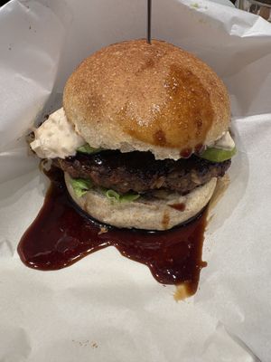 Vegab Rich Teriyaki Avocado Burger  at 2foods - Ginza Loft in Tokyo
