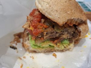 Spicy burg at 2foods - Ginza Loft in Tokyo