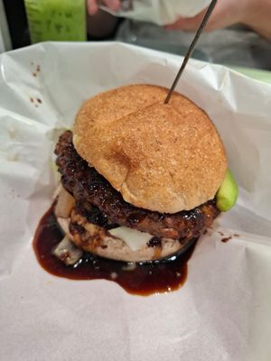 Teriyaki Avocado Burger at 2foods - Ginza Loft in Tokyo