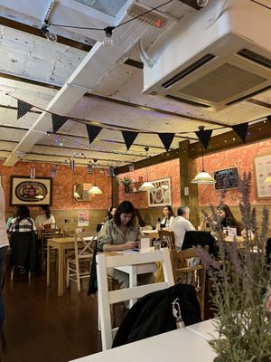   at La Desayunería in Madrid