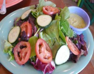 Salad at Mama's International Tamales in Los Angeles