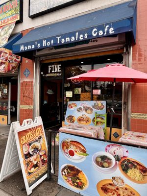 Restaurant Front  at Mama's International Tamales in Los Angeles