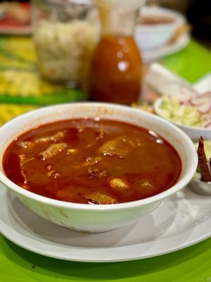 Vegan Pozole  at Mama's International Tamales in Los Angeles