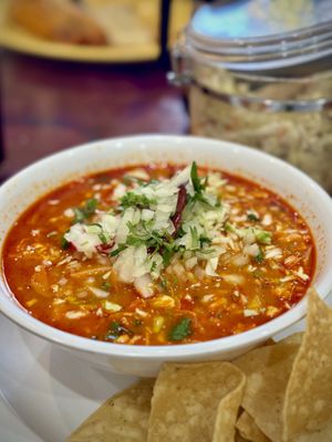Pozole  at Mama's International Tamales in Los Angeles