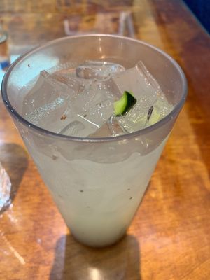 Lemonade with chia! So refreshing!  at Mama's International Tamales in Los Angeles