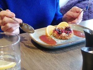 Dessert at Gambero D'oro in Benfleet