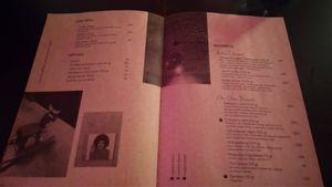 Menu 3 at Vmesto Cafe - Maybe closed in St Petersburg