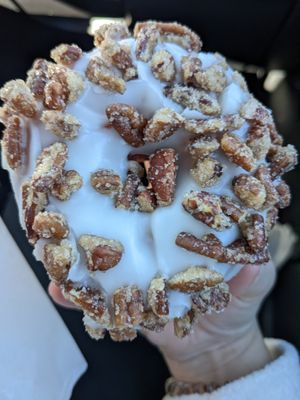 Maple Pecan Vegan Donut at Golden Harvest Bakery & Cafe in Rochester