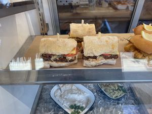 Vegan Reuben Sandwich with tempeh   at Fish Bar in Kapaa