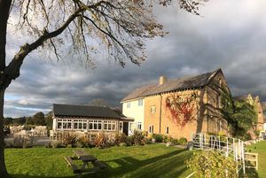 Haighton Manor at sunset. at Haighton Manor in Preston