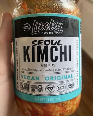 Vegan kimchi   at Wegmans in Woodbridge