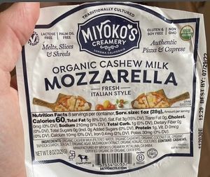 Vegan mozzarella   at Wegmans in Woodbridge