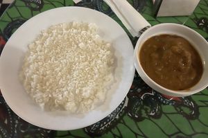 Vegan mafe  at DaaraJi in Madrid