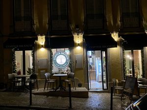 Outside  at Copper Branch in Lisbon