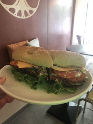 Tempeh maple sandwich (~6€)  at Copper Branch in Lisbon