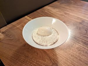 Coconut tapioca.  A plant-based peek at Uchi's legendary desserts. at Uchi in Austin