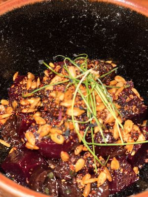 Smoked beets  at Uchi in Austin