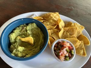 Guacamole  at Zephyr in Lanquin