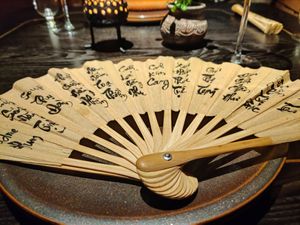 The menu at Cổ Đàm Chay in Hanoi