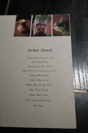 Set menu. 800K plus service charge and drinks  at Cổ Đàm Chay in Hanoi