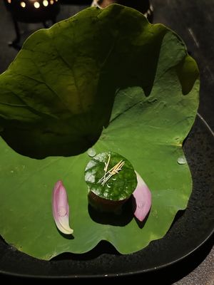 Curry lychee. Part of set menu “Vietnam” (950k VND)  at Cổ Đàm Chay in Hanoi