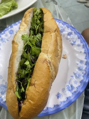 Mixed Banh Mi  at Bánh mí Vegan Vietnam in Hanoi