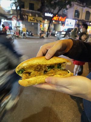   at Bánh mí Vegan Vietnam in Hanoi