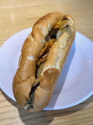 Bánh mì thập cẩm, mix (30k VND)  at Bánh mí Vegan Vietnam in Hanoi