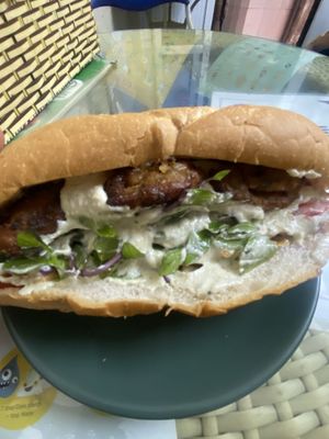   at Bánh mí Vegan Vietnam in Hanoi