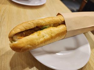 Banh mi at Bánh mí Vegan Vietnam in Hanoi