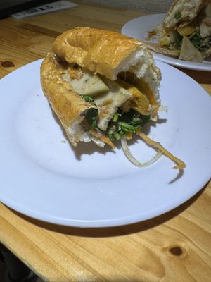   at Bánh mí Vegan Vietnam in Hanoi