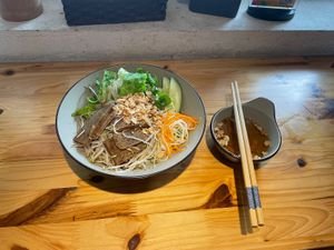   at Bánh mí Vegan Vietnam in Hanoi