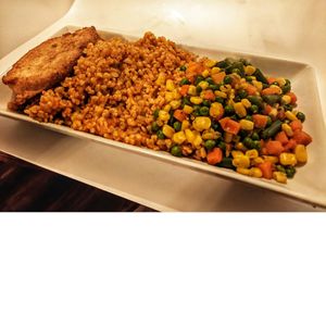 Khadijah Wheat w/ Chik'n Breast at Eat Greenz in Mt Holly