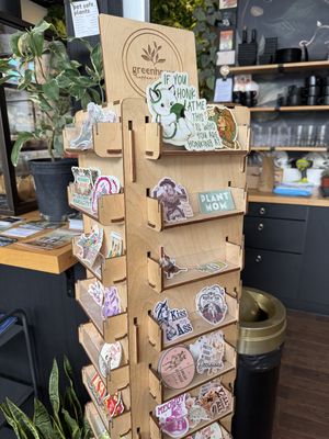   at greenhouse coffee + plants in Corvallis