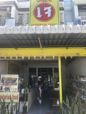 Shop front at Universal Vegan in Hua Hin