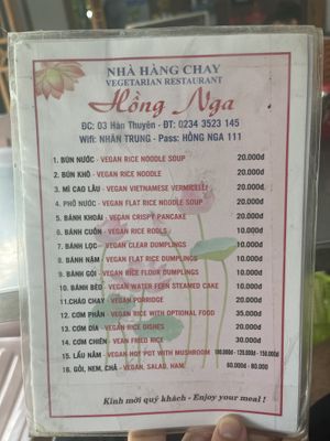   at Hong Nga in Hue