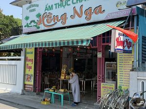 Entrancee  at Hong Nga in Hue