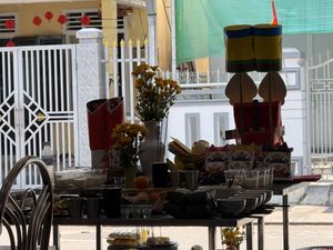 Inside  at Hong Nga in Hue